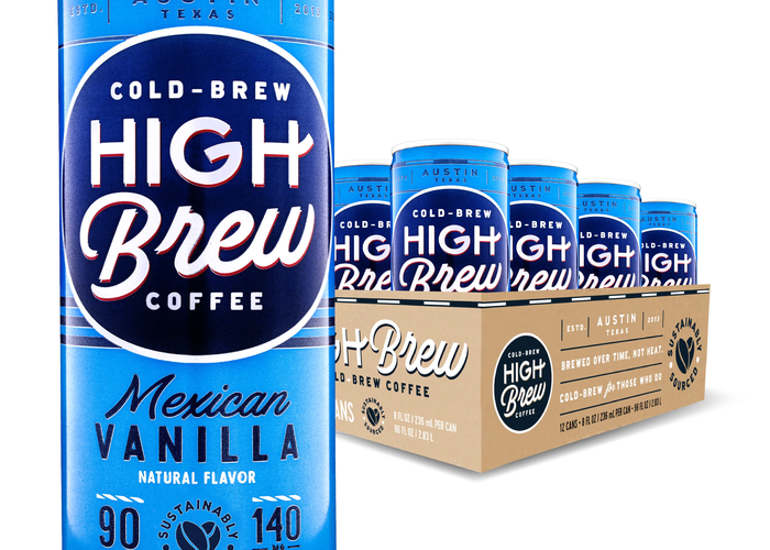 High Brew Coffee Mexican Vanilla (12x8 OZ)